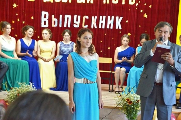 Скромный выпускной в Чувашской глубинке