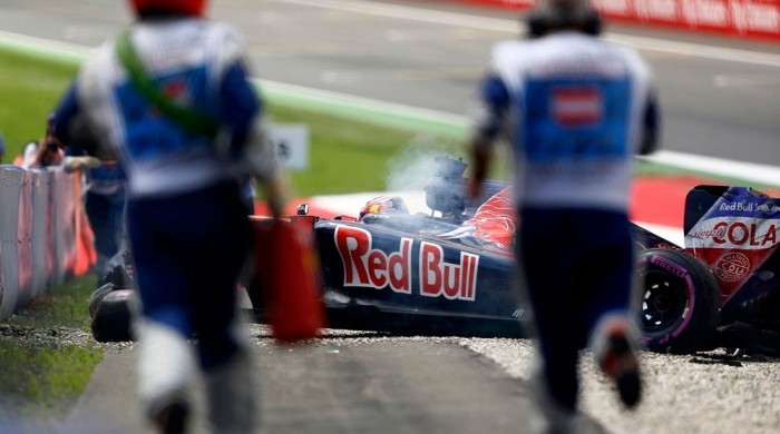 Даниил Квят разбил свой болид во время квалификации Гран-при Австрии