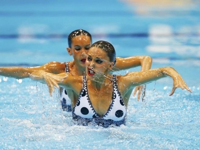 Лица в синхронном плавание