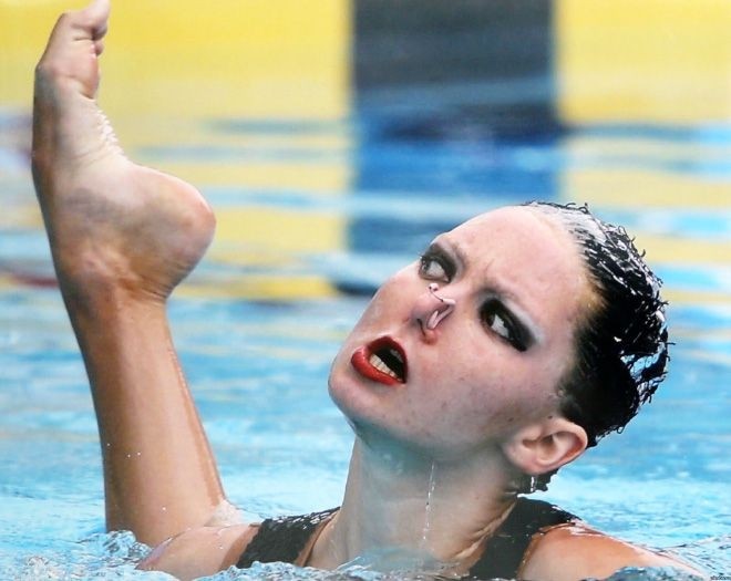 Лица в синхронном плавание