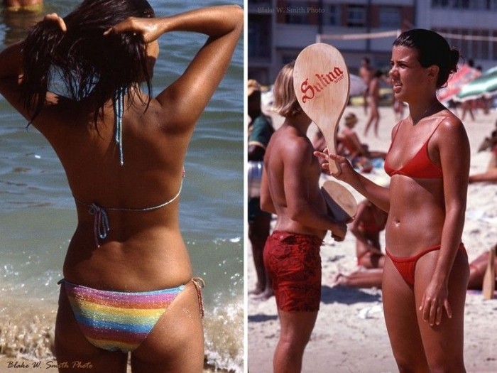 Секси бразильянки на пляжах Рио-де-Жанейро в 70-х годах