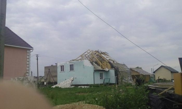 Смерч в Витебской области Белоруссии