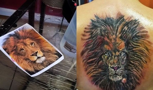 Рисунок льва может служить индикатором профессионализма тату-мастера