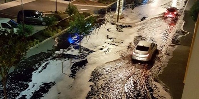 Винный потоп во французском городе Сет