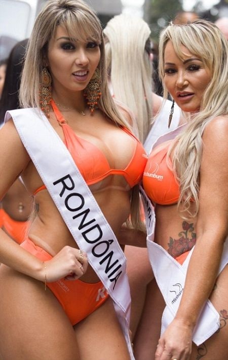 Участницы конкурса «Мисс Бум-Бум» спровоцировали пробку в Сан-Паулу
