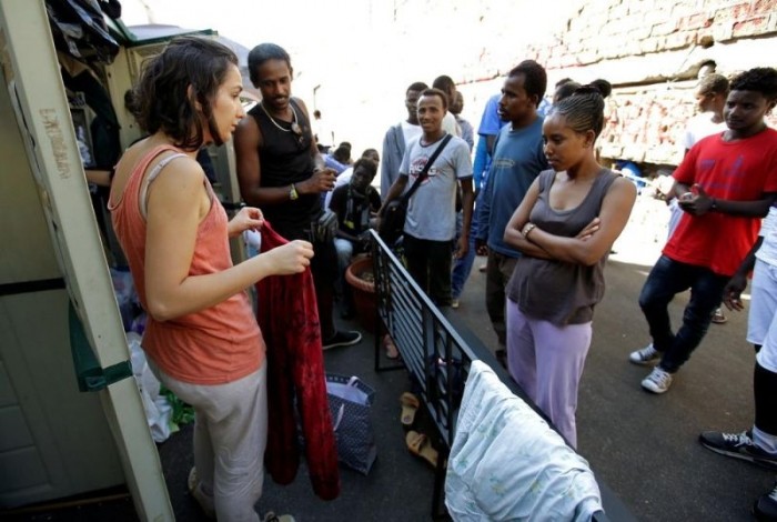 Жизнь африканских мигрантов в Риме