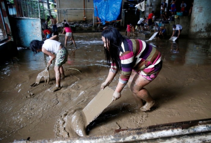 Сильное наводнение на Филиппинах