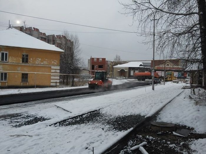 «Флешмоб» российских дорожников