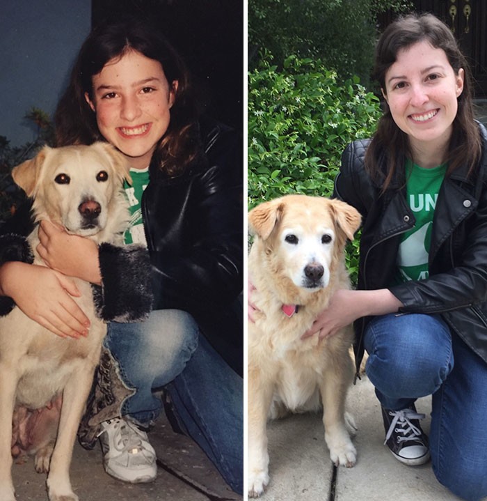 До и после: фотографии собак и хозяев (40 фото)