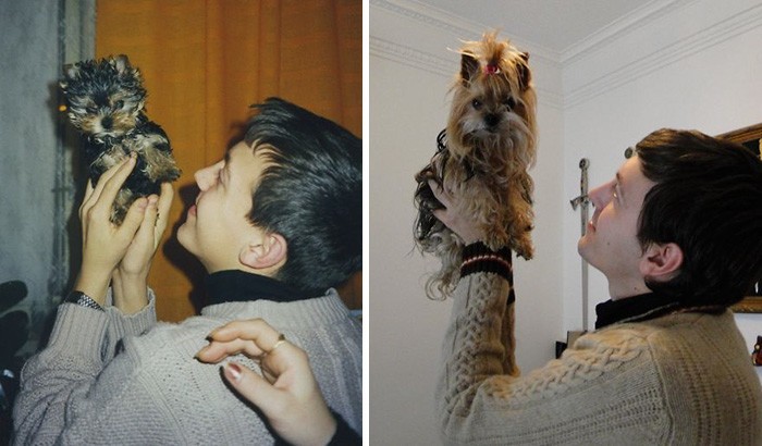 До и после: фотографии собак и хозяев (40 фото)