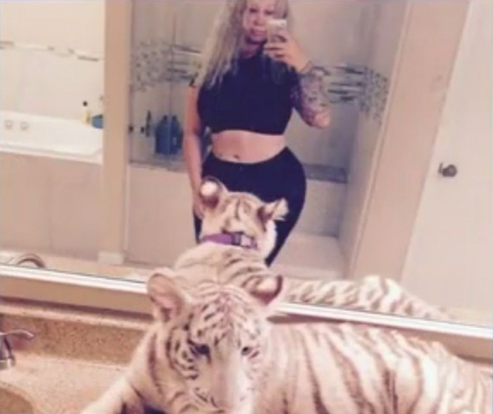 Техасская полиция арестовала женщину, державшую в доме трех тигров
