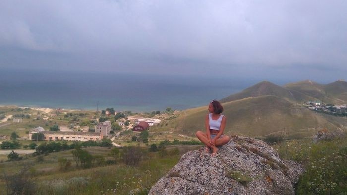 Девушки на отдыхе в Крыму