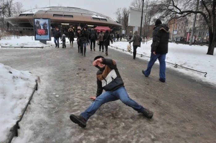 Гололед и его последствия