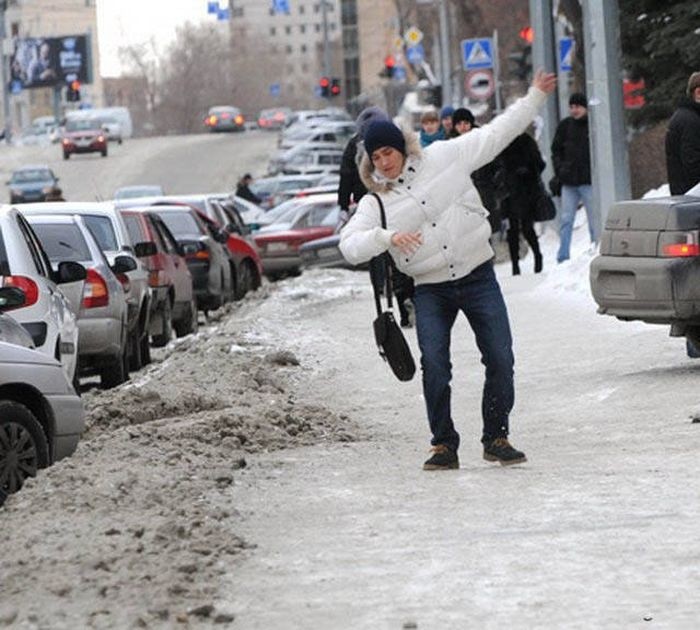 Гололед и его последствия