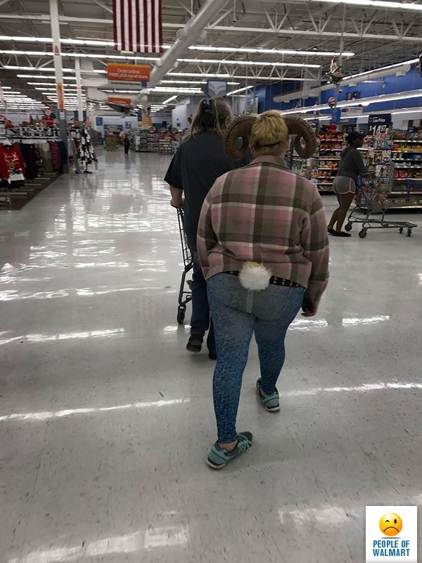 Экстравагантные покупатели Walmart