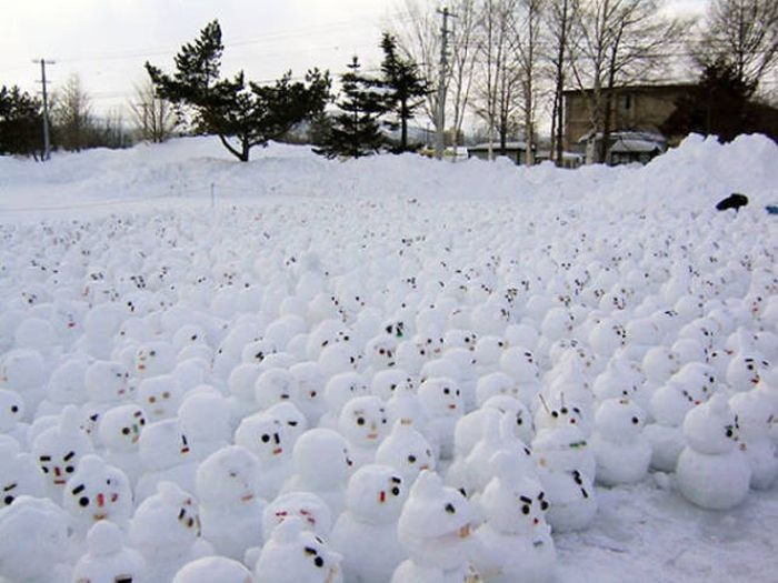 Большая подборка снеговиков (50 фото)