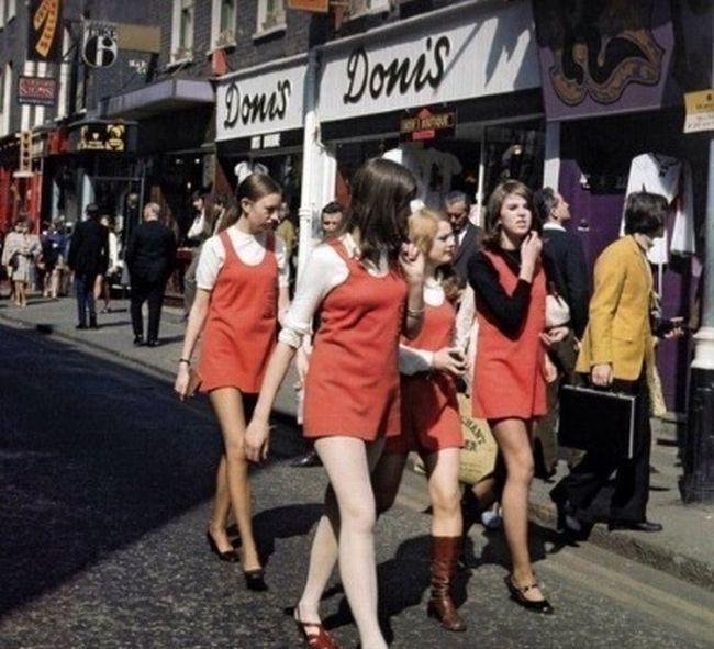 Женская мода в Великобритании 60-х годов