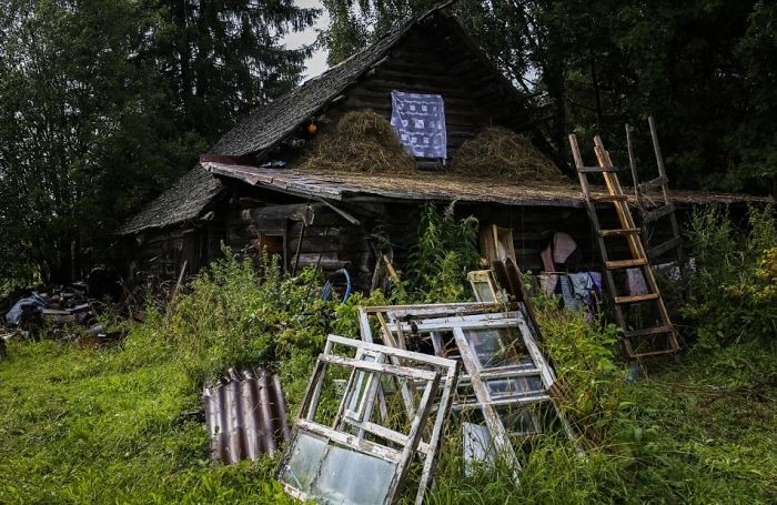 Жизнь в полузаброшенных деревнях Московской области