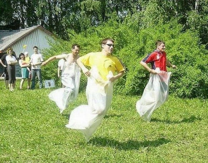 Русские на загородном отдыхе