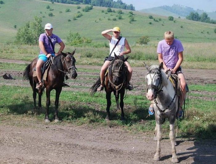 Русские на загородном отдыхе