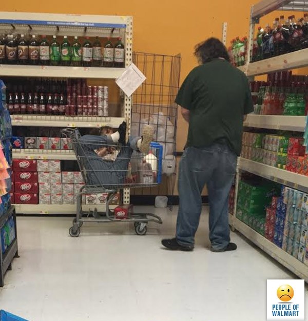 Экстравагантные покупатели Walmart