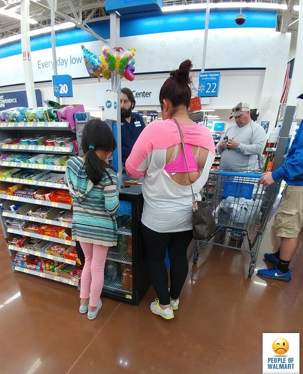 Экстравагантные покупатели Walmart