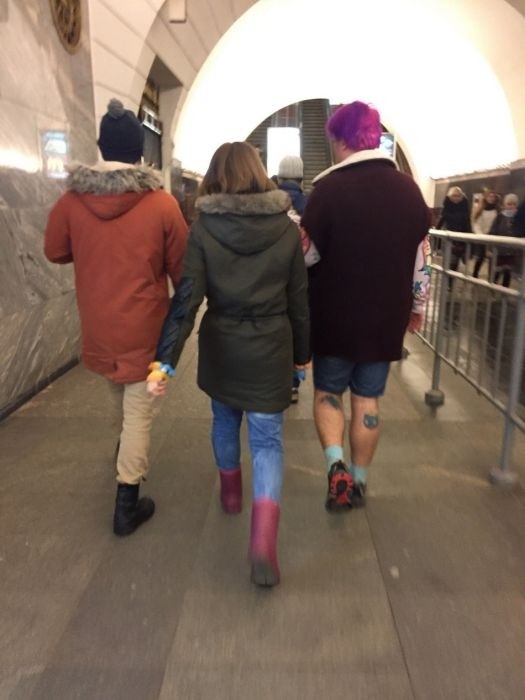 Модники из российского метро