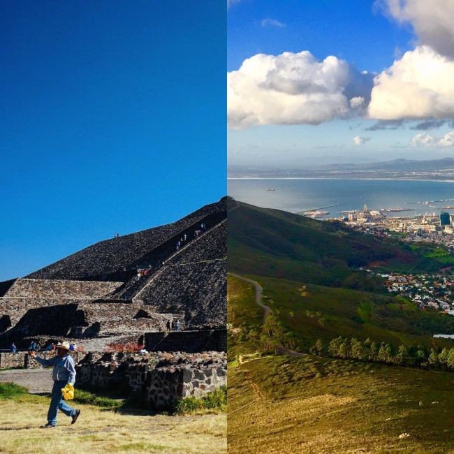 Пара делает «совместные фото» из половинок разных снимков