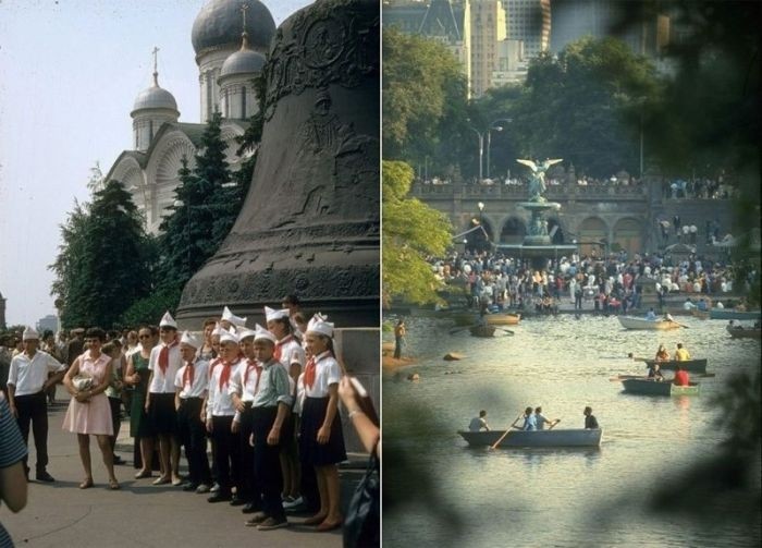 Москва и Нью-Йорк в 1969 году