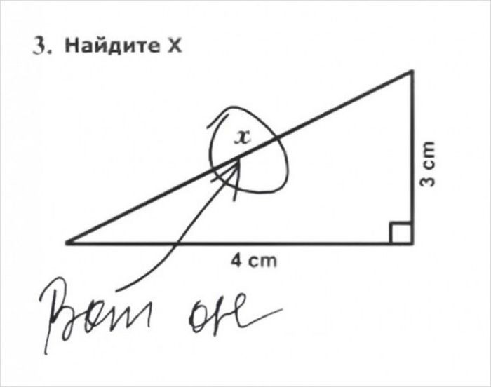 Креативные ответы на задания от студентов и учеников