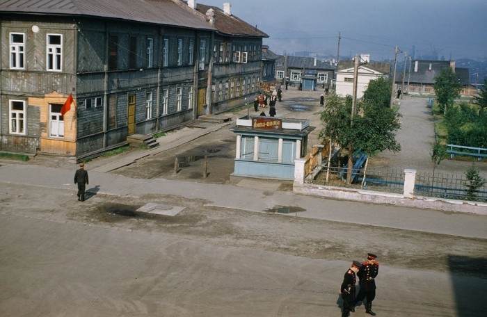 Цветные снимки атташе (шпиона) США в СССР 1952-1954 года