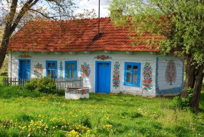 Залипье - самая яркая деревня Польши