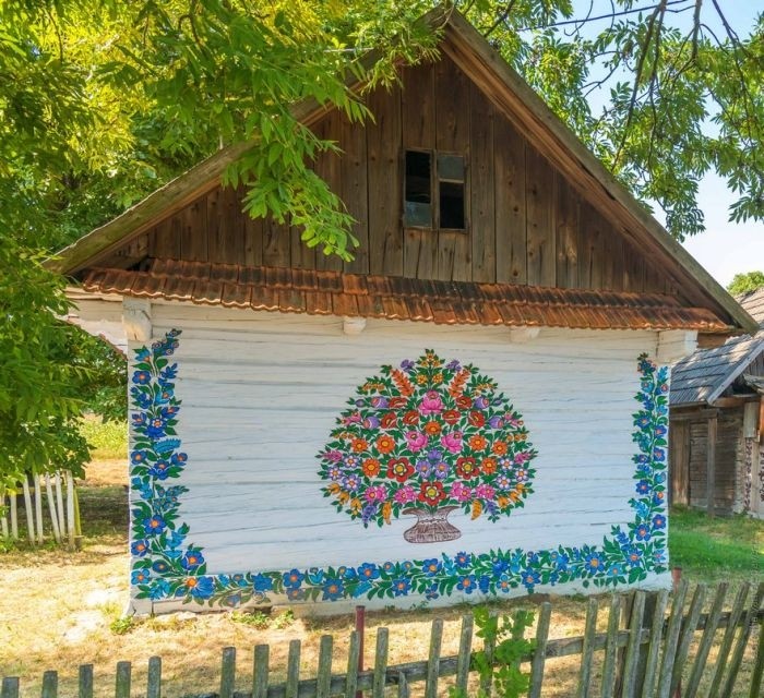 Залипье - самая яркая деревня Польши