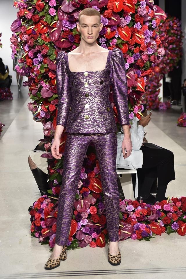 Показ испанского дизайнера на неделе мужской моды в Нью-Йорке