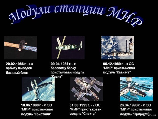 Интерсные факты о космической станции "Мир" (15 фото)