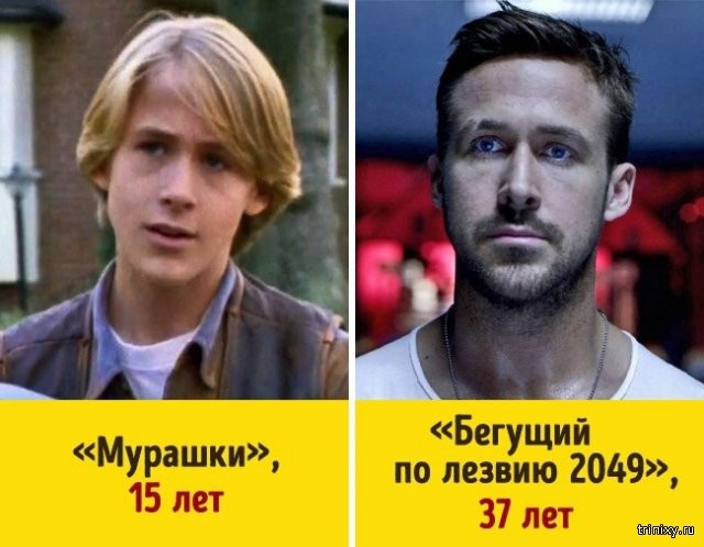 Как изменились всемирно известные актеры (10 фото)