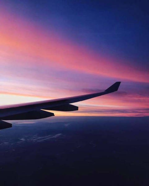 Потрясающий вид из окон самолетов (20 фото)