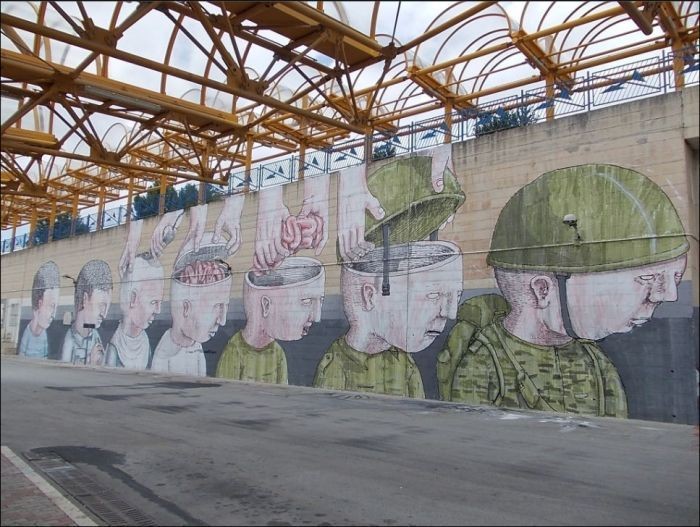 Граффити - идеальный солдат (6 фото)