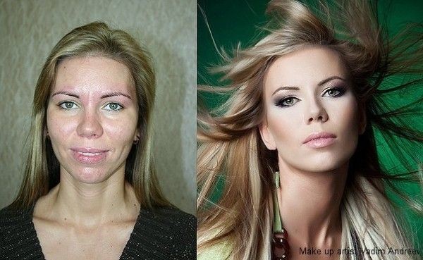 Чудеса макияжа (12 фото)