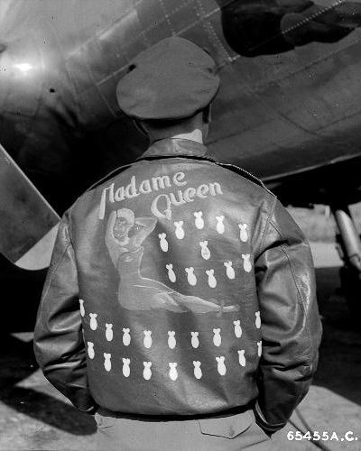 Куртки американских пилотов Второй мировой войны (27 фото)