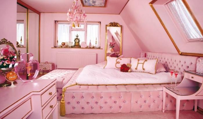 Дом мечты для фанатов розового цвета (9 фото)