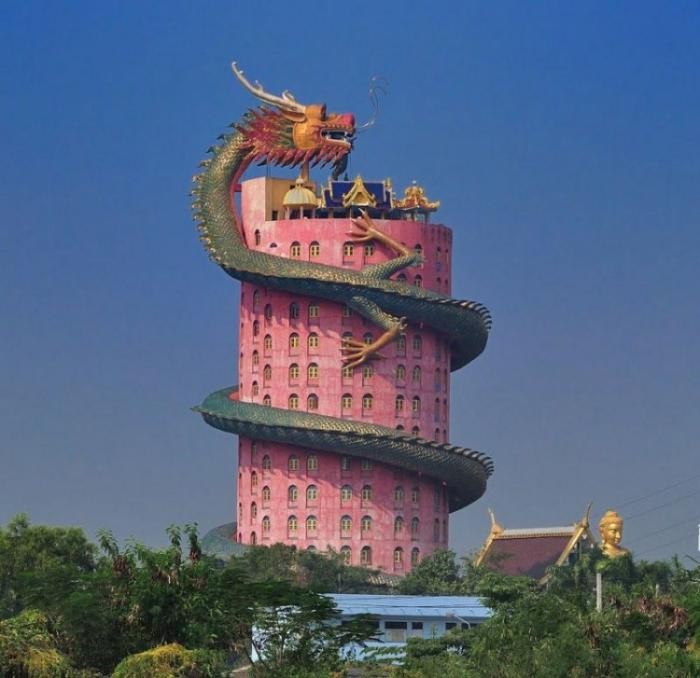 Храм Дракона в Тайланде (5 фото)