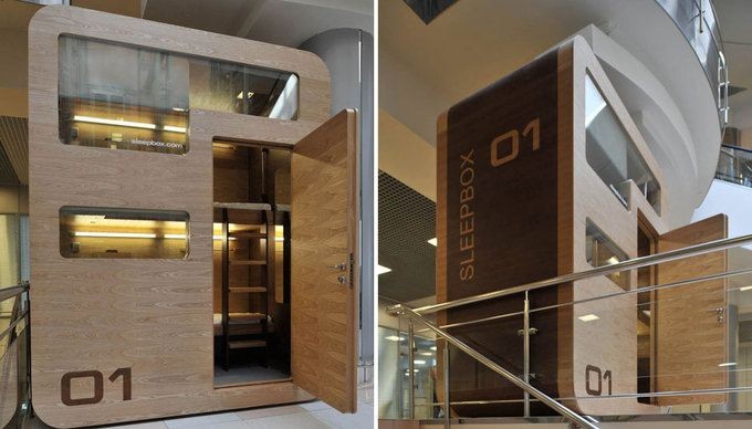 Кабина для отдыха Sleepbox (18 фото)