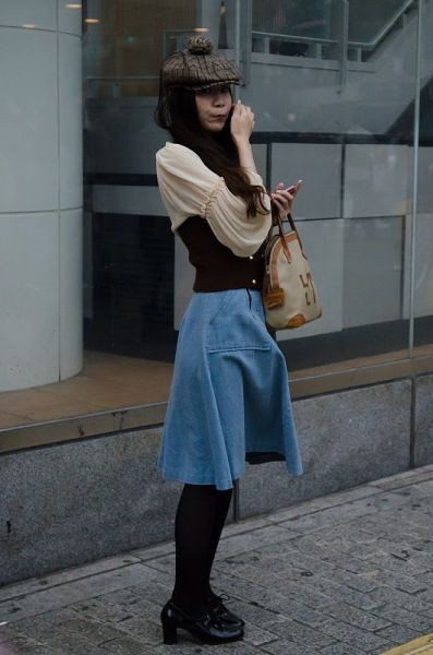Японские модные женщины (56 фото)