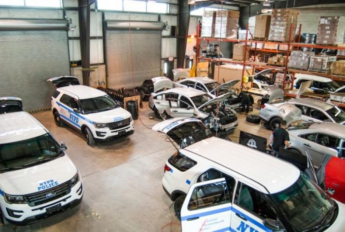 Где делают полицейские автомобили в CША (19 фото)