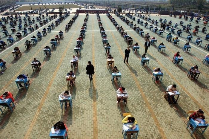 Китайский экзамен (4 фото)
