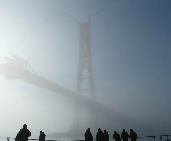 Мост на остров Русский (29 фото)