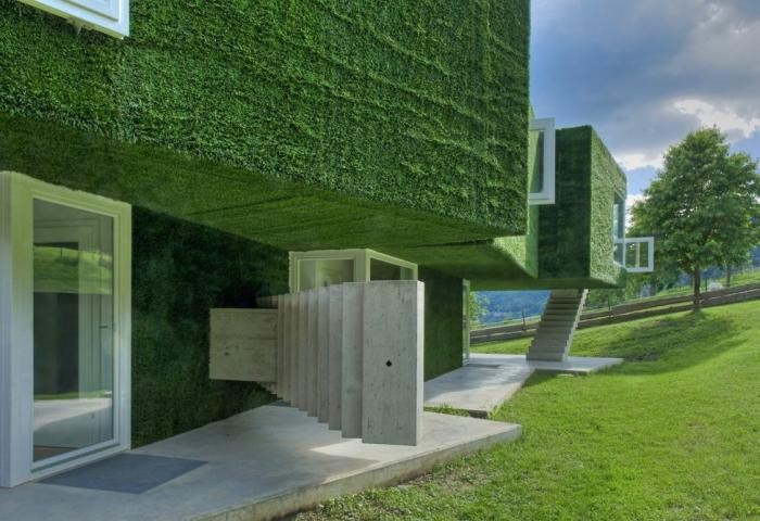 Зеленый дом в Австрии (17 фото)