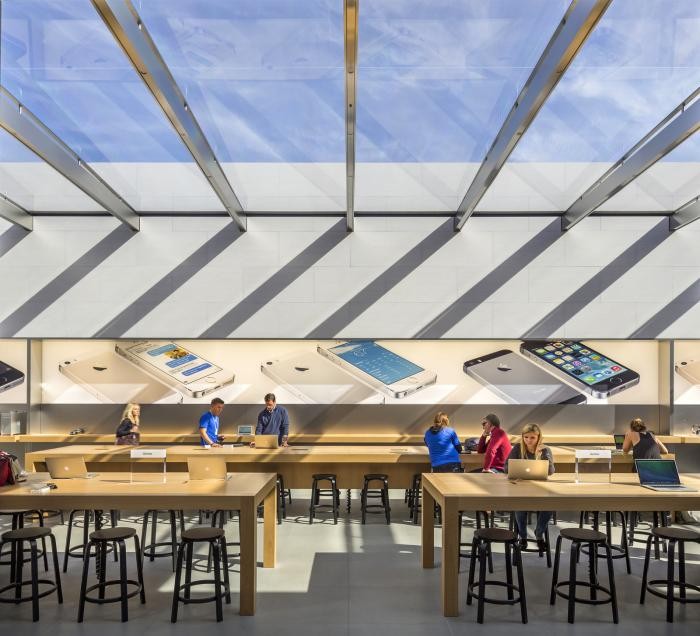 Архитектура Apple в Калифорнии (10 фото)