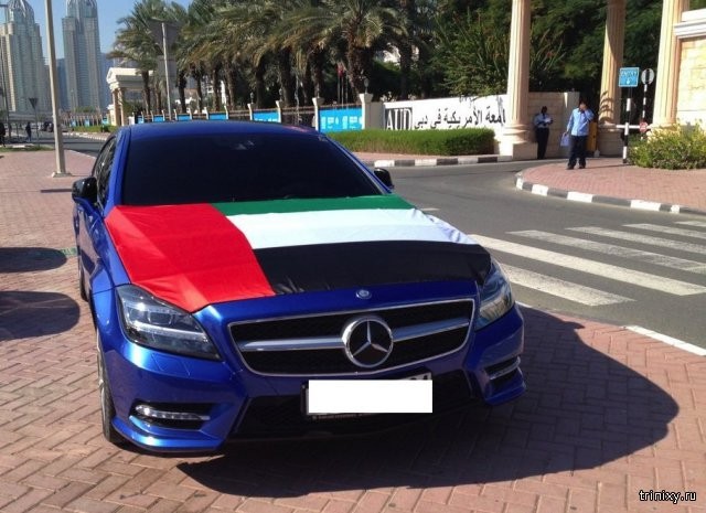 Автомобили на студенческой парковке в Дубае (19 фото)